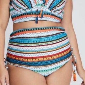Aztec print swim bottom
